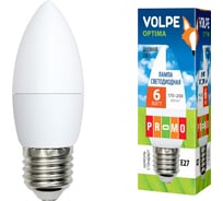 Светодиодная лампа Volpe LED-C37-6W/DW/E27/FR/O UL-00001068