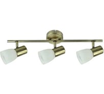 Спот POWERLIGHT STANDART 3ХE14x40W белый/бронза 3040/3-1BZ