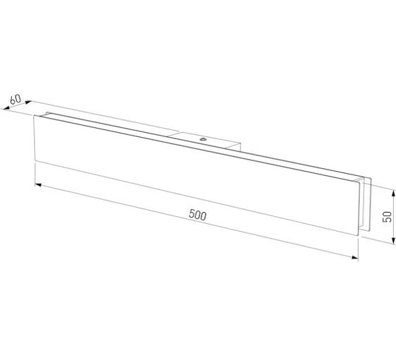 Настенный светодиодный светильник Elektrostandard line led mrl led 1127 белый a063012