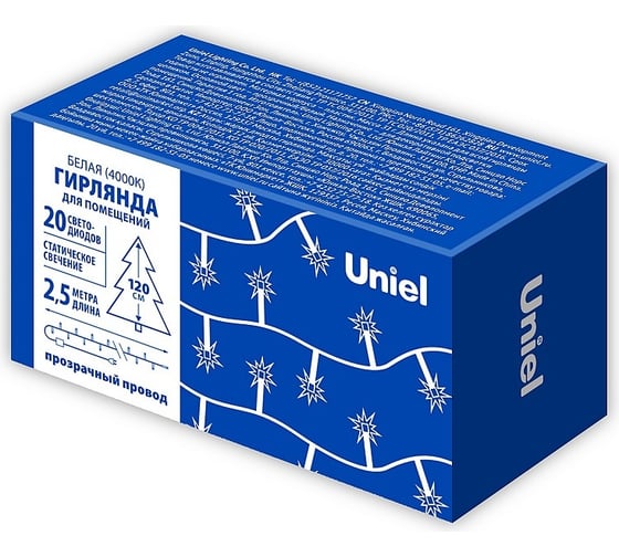 Гирлянда Uniel ULD-S0250-020/STA WHITE IP20 UL-00009935