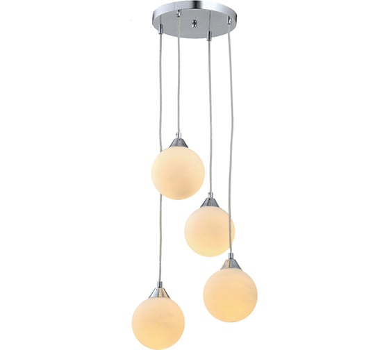 Подвес POWERLIGHT PLANET 4xE14x40W матов. белый 1-011840