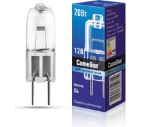 Галогенная лампа без рефлектора JC 20W g4 12V Camelion 1955