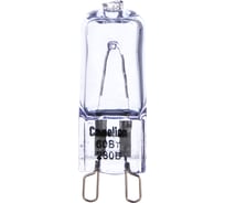 Прозрачная галогенная лампа без рефлектора G9 60W 220V 2000 часов Camelion 5555