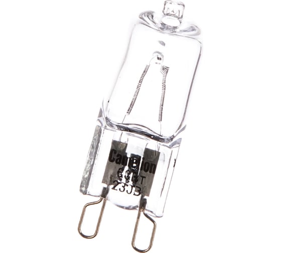 Прозрачная галогенная лампа без рефлектора G9 60W 220V 2000 часов Camelion 5555