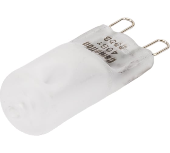 Матовая галогенная лампа без рефлектора G9 40W 220V 2000 часов Camelion 5556