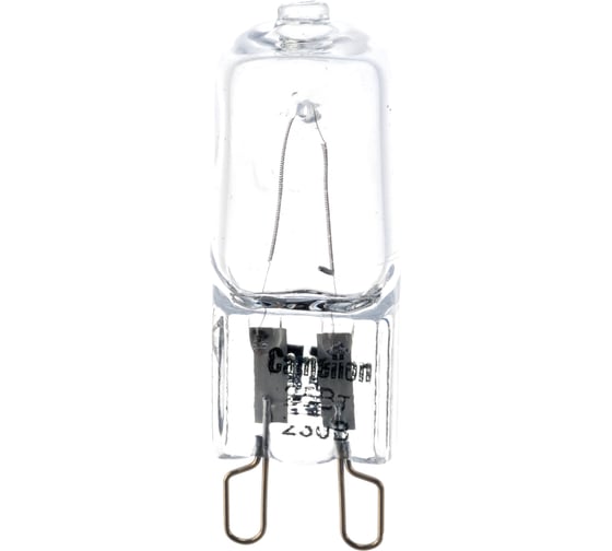Прозрачная галогенная лампа без рефлектора G9 25W 220V 2000 часов Camelion 5845