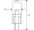 Галогенная лампа без рефлектора JC 35W g4 12V Camelion 2169 2
