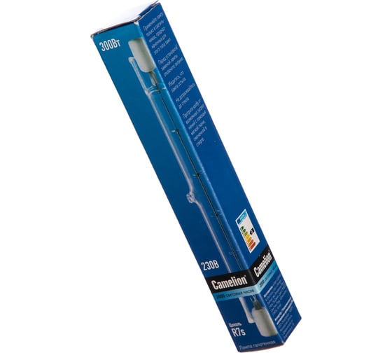 Линейная галогенная лампа J 300W L=118mm 220V 2000 часов Camelion 2936
