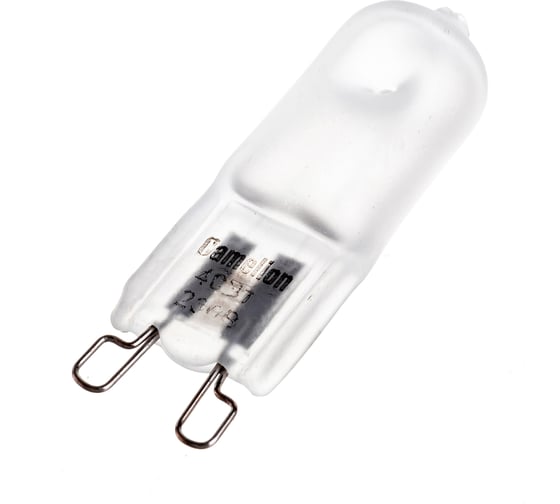 Матовая галогенная лампа без рефлектора G9 60W 220V 2000 часов Camelion 5557