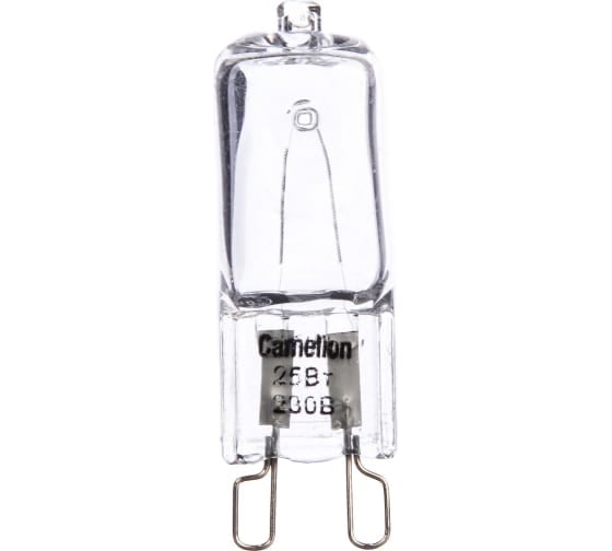 Матовая галогенная лампа без рефлектора G9 25W 220V 2000 часов Camelion 5558
