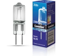 Галогенная лампа без рефлектора JD 35W g6,35 220V Camelion 5203