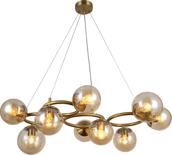 Люстра Rivoli Henrietta 5102310 9 х Е27 40 Вт лофт кантри Б0055661