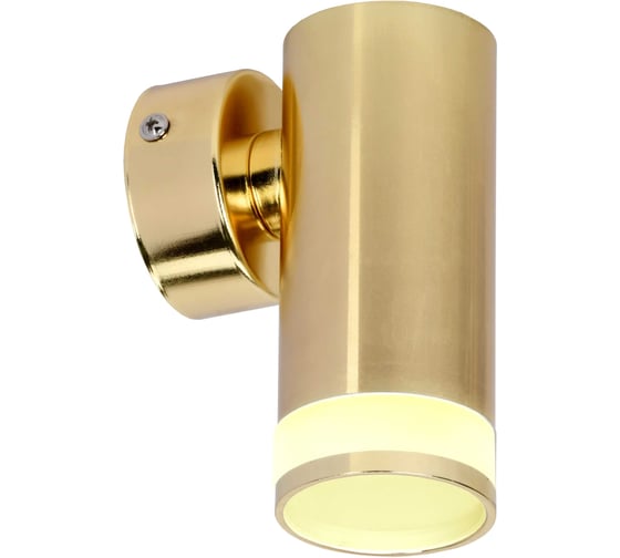 Накладной настенный светильник IEK Lighting 4008 под лампу gu10 золото LT-UBB0-4008-GU10-1-K22