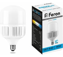 Светодиодная лампа 30W 230V E27 6400K Feron LB-65 25537