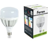 Светодиодная лампа Feron 60W 230V E27-Е40 4000K LB-65 25821