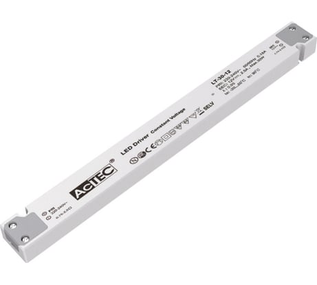 Блок питания AcTEC 24В, 150Вт, ip20, 6.25А, 335x30x21.6мм LT-150-24