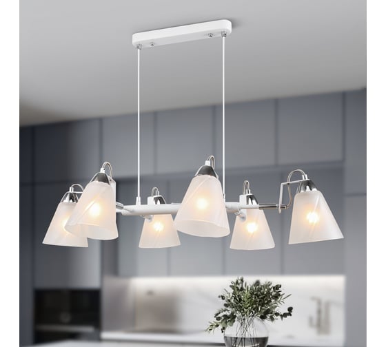 Люстра Rivoli Daisy 5080306 6хЕ14х40 Вт лофт кантри Б0055521