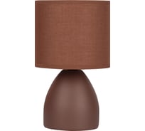 Настольная лампа Rivoli Nadine 7047501 1хЕ14х40 Вт керамика коричневая с абажуром Б0057256