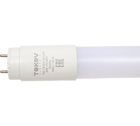 Светодиодная лампа TOKOV ELECTRIC 22вт линейная t8 6500к g13 176-264в TKE-T8-G13-22-6.5K
