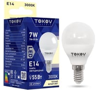 Светодиодная лампа TOKOV ELECTRIC 7вт g45 3000к е14 176-264в TKE-G45-E14-7-3K