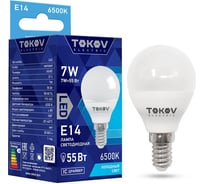 Светодиодная лампа TOKOV ELECTRIC 7вт g45 6500к е14 176-264в TKE-G45-E14-7-6.5K