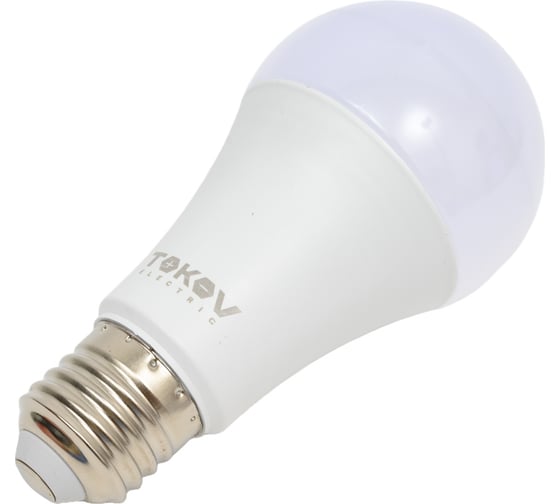Светодиодная лампа TOKOV ELECTRIC низковольтная 12вт а60 4000к е27 24/48в TKE-A60-E27-12-4K-24/48