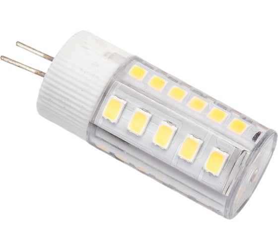 Светодиодная лампа IEK corn капсула 3вт 12в 4000к керамика g4 LLE-CORN-3-012-40-G4
