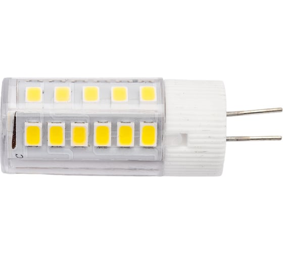 Светодиодная лампа IEK corn капсула 3вт 12в 4000к керамика g4 LLE-CORN-3-012-40-G4