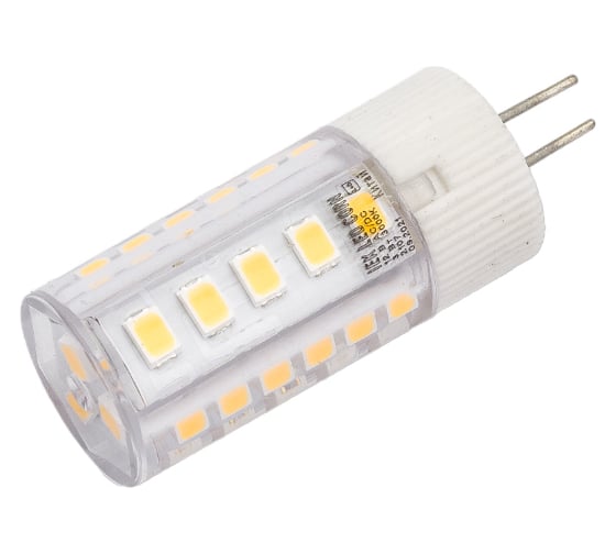 Светодиодная лампа IEK corn капсула 3вт 12в 3000к керамика g4 LLE-CORN-3-012-30-G4