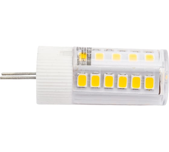 Светодиодная лампа IEK corn капсула 3вт 12в 3000к керамика g4 LLE-CORN-3-012-30-G4