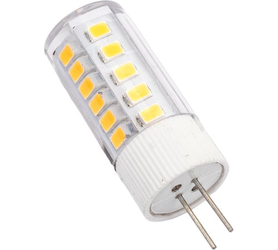 Светодиодная лампа IEK corn капсула 5вт 12в 3000к керамика g4 LLE-CORN-5-012-30-G4