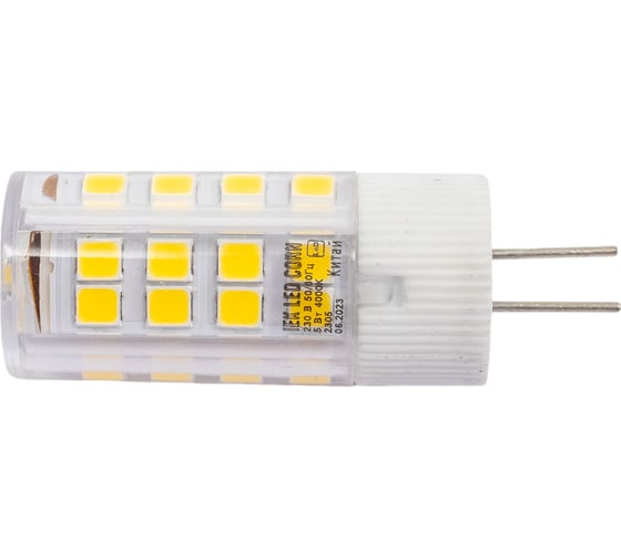 Светодиодная лампа IEK corn капсула 5вт 230в 4000к керамика g4 LLE-CORN-5-230-40-G4