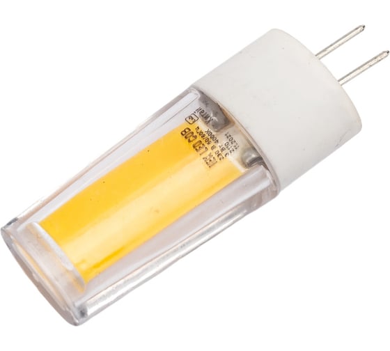 Светодиодная лампа IEK cob капсула 3вт 230в 4000к керамика g4 LLE-COB-3-230-40-G4