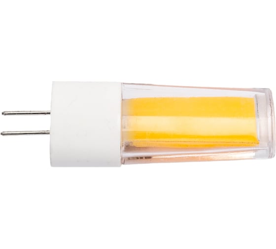 Светодиодная лампа IEK cob капсула 3вт 230в 3000к керамика g4 LLE-COB-3-230-30-G4