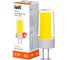 Светодиодная лампа IEK cob капсула 3вт 230в 3000к керамика g4 LLE-COB-3-230-30-G4 1