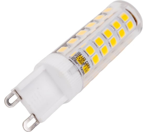 Светодиодная лампа IEK corn капсула 7вт 230в 3000к керамика g9 LLE-CORN-7-230-30-G9