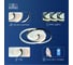 Потолочный светодиодный светильник Rivoli Abby 6101103 LED 3900К 4400К 73 Вт модерн с пультом Б0059008 4