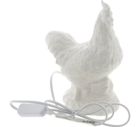 Настольная лампа Феникс-Презент Magic Home Курица электр-я из фарфора, 220 В-250 В, 50 Гц, лампа накал-я, 18x9x23см, 1шт. арт. 41616
