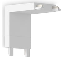 Угловой внутренний коннектор для накладного шинопровода Ambrella Light TRACK SYSTEM GV1103