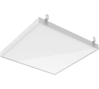 Светодиодный светильник VARTON basic грильято 588x588x50мм, 30 вт, 4000к, с планками для подвеса, с опаловым рассеивателем, аварийный, автономный, постоянного действия B1-R3-00010-31GA2-2003540
