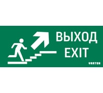 Пиктограмма VARTON выход лестница вверх фигура для аварийно-эвакуационного светильника ip20 V5-EM01-60.001.027