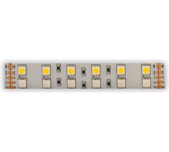 Светодиодная лента DesignLed 2x DSG 5050 RGB+DW 120L-V24-IP33, RGB+DWhite, 600 LED, 28,8 W/m, LUX DSG5120-24-RGB+NW-33