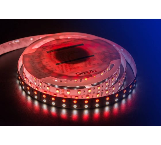 Светодиодная лента DesignLed 2x DSG 5050 RGB+DW 120L-V24-IP33, RGB+DWhite, 600 LED, 28,8 W/m, LUX DSG5120-24-RGB+NW-33