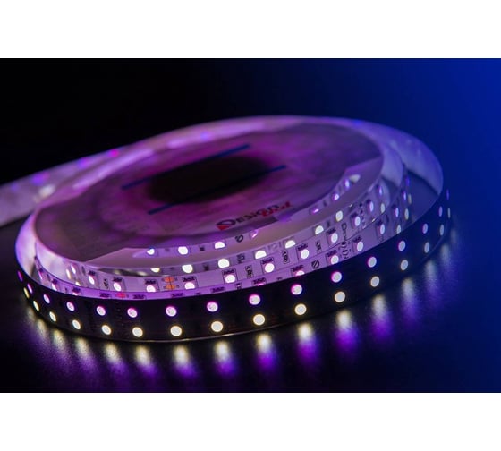 Светодиодная лента DesignLed 2x DSG 5050 RGB+DW 120L-V24-IP33, RGB+DWhite, 600 LED, 28,8 W/m, LUX DSG5120-24-RGB+NW-33