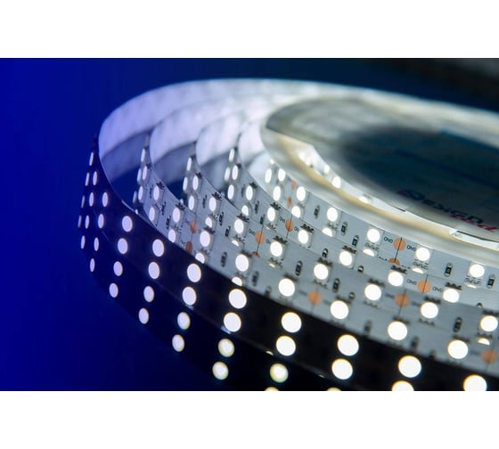Светодиодная лента DesignLed 2x DSG 5050 W 120L-V24-IP33, 6000 K, 600 LED, 28,8W/m, LUX DSG5120-24-W-33