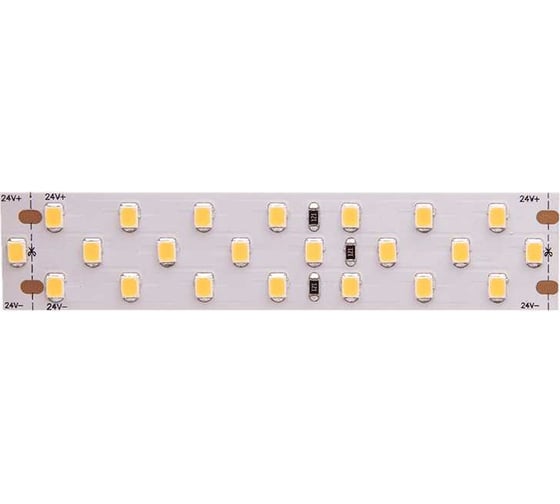 Светодиодная лента DesignLed 3x DSG 2835 WW 252L-V24-IP33, 2700 K, 1260 LED, 24W/m, 5000192 mm, LUX DSG2252-24-WW-33