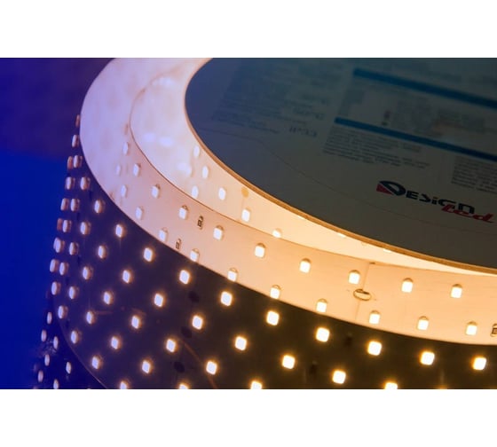 Светодиодная лента DesignLed 5x DSG 2835 WW 350L-V24-IP33, 3000 K, 875 LED, 31W/m, 2500*58*2 mm, LUX DSG2350-24-WW-33