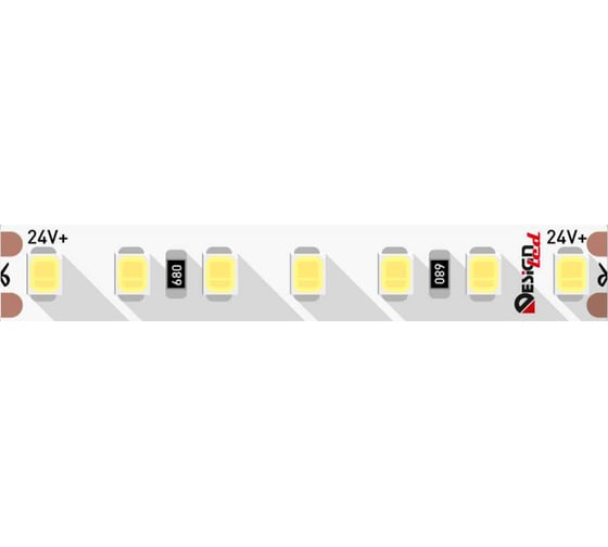 Светодиодная лента DesignLed 2835, 14,4W/m, 24V, 1800-2000K, 140 LED/m, для мясных продуктов DSG2140-24-MT-33 1