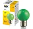 Светодиодная декоративная лампа IEK Lighting g45 шар 1вт 230в зеленый e27 LLE-G45-1-230-G-E27 2