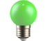 Светодиодная декоративная лампа IEK Lighting g45 шар 1вт 230в зеленый e27 LLE-G45-1-230-G-E27 1